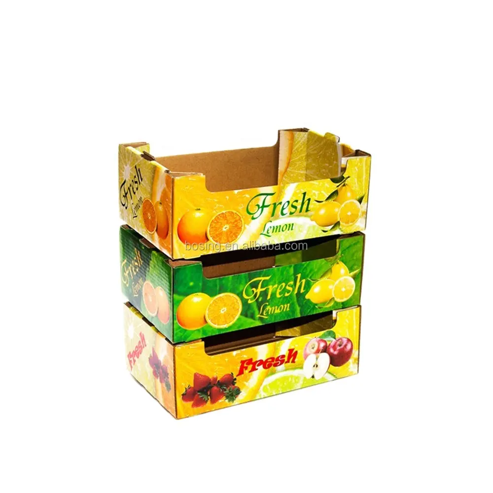 Пользовательский лоток для манго, корзина для фруктов, полка для свежих фруктов, витрина, коробка для фруктов, картонная коробка для доставки