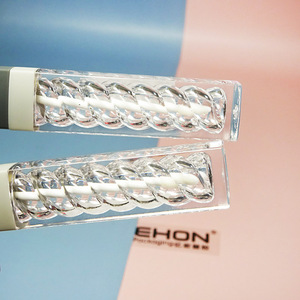 Nouveau design – Flacon d'huile à lèvres carré à motif ondulé de 6,5 ml – Emballage cosmétique vide – Contenants pour brillant à lèvres – Étui en plastique pour rouge à lèvres liquide - Product Image 3