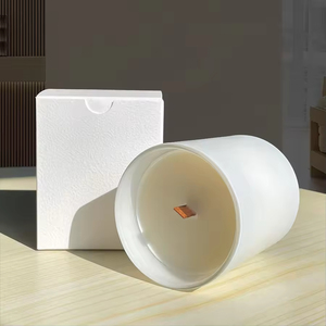 Wholesale Private Label Unique Nordic Ceramic Jar <b>Candle</b> Luxury Handmade Bougie Eco Soy Wax Handcrafted Aromatic Scented <b>Candles</b> - Product Image 4