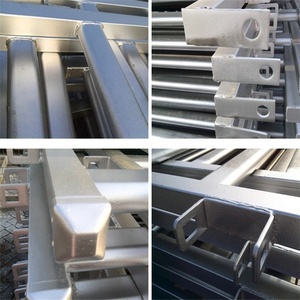 工場提供ポータブル牛囲いパネル亜鉛メッキ家畜フェンス馬ヤードファーム動物用熱処理木材 - Product Image 4