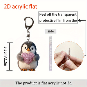 Llavero Acrílico Resistente al Aceite con Foto de Mascota <span class=keywords><strong>Personalizada</strong></span> en 2D - Regalo Conmemorativo Único para Perros Queridos y Recuerdos Personalizados - Product Image 5