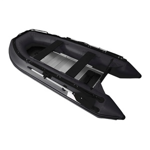 <span class=keywords><strong>Bateau</strong></span> de radeau de pêche gonflable robuste pour 4 personnes avec pompe et rames - Product Image 4