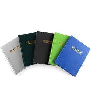 하이 퀄리티 골든 스탬핑 하드 커버 등록 책 스타일의 모든 종류를 사용자 정의 하드 커버 노트북을 만들 수 있습니다 - Product Image 3