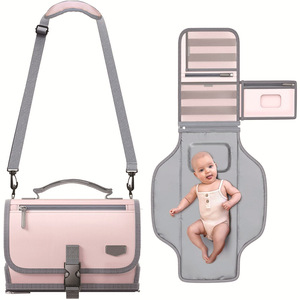Nova Bolsa Organizadora Multifuncional Oxford para Bebê com Berço Portátil, Grande Capacidade, Impermeável, Ultra Macia e Respirável - Product Image 1