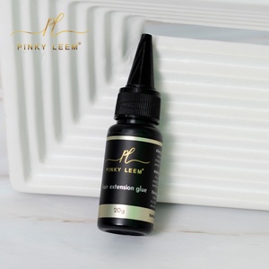 Colle capillaire imperméable à tenue forte UV Pinky Leem Private Label pour la fixation de la dentelle élastique et le dissolvant 20 ml pour les extensions de cheveux - Product Image 1