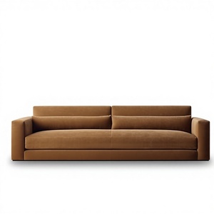 Divano Moderno con Schienale Trapuntato, Stile Senza Tempo per Interni, Retrò per Casa, Caffè e Aree <span class=keywords><strong>Lounge</strong></span> - Product Image 1