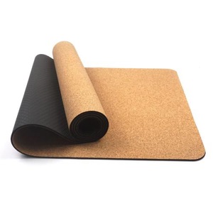 Logo personnalisé <span class=keywords><strong>Écologique</strong></span> Antidérapant <span class=keywords><strong>Pilates</strong></span> <span class=keywords><strong>Tapis</strong></span> de Yoga Corcho - Product Image 1