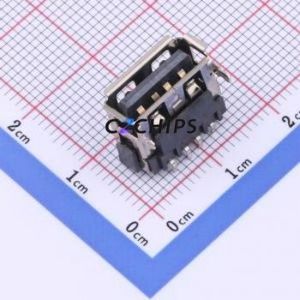 KH-AF90QC-10JB-H6.8SMT USB Connector SMD Connector Type-A Female Horizontal Mount 4P - Product Image 1
