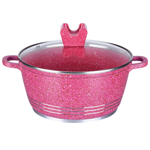 Ensemble de 10 casseroles classiques <span class=keywords><strong>en</strong></span> aluminium moulé antiadhésif avec couvercle <span class=keywords><strong>en</strong></span> métal et <span class=keywords><strong>en</strong></span> verre pour cuisinière électrique et à gaz, <span class=keywords><strong>cocotte</strong></span> <span class=keywords><strong>en</strong></span> <span class=keywords><strong>fonte</strong></span> - Product Image 5