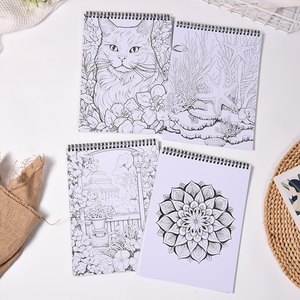 Libri <span class=keywords><strong>da</strong></span> <span class=keywords><strong>Colorare</strong></span> per Adulti con Copertina Rigida in Cartone, Stampa Personalizzata all'Ingrosso, Libri Educativi per il Rilassamento Emotivo a Colori - Product Image 4