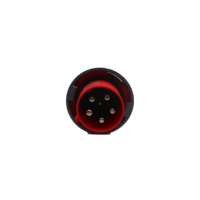 Prise électrique mâle HFE 415v rouge PA6 125A industrielle triphasée 5 broches 3P+N+E IP67 380V