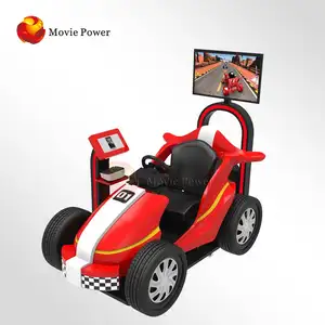 Bambini Coinvolgente 9D di Realtà Virtuale Da Corsa F1 Simulatore di 9D Vr bambini super car da corsa Simulatore di prezzo di Corsa giochi per il Divertimento parco