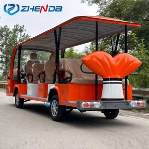 Bus Navette Électrique ZHENDA 14/17/23 Places, Entièrement Soudé en Métal, Idéal pour Événements de Mariage, Origine Henan, Vente Chaude - Product Image 4