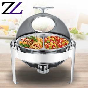 Restauration buffet présentation chauffe nourriture nordique paille chauffe-marmiteschauff rechaud chefin plat buffet plats chauffe-plats - Product Image 2
