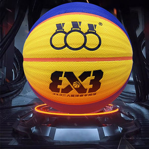Juego de entrenamiento de <span class=keywords><strong>baloncesto</strong></span> con logotipo personalizado, tamaño 6, patrón de ondas, absorción de humedad, cuero PU, pelota de <span class=keywords><strong>baloncesto</strong></span> <span class=keywords><strong>3x3</strong></span> para adolescentes - Product Image 3