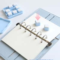 Kawaii Stationery – Tampons encreurs personnalisés 9-en-1 en plastique avec coffret pour agenda et scrapbooking