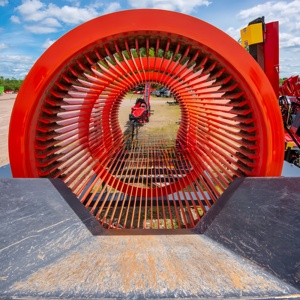 Factory Price Wood Strips Drum Screen Large Capacity Firewood Processor For Sale - Product Image 2