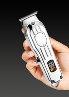 Meilleur Prix 2025, Tondeuse Cheveux Portable Professionnelle sans Fil, Batterie 600 mAh, Coupe Cheveux Électrique pour Barbier et Maison avec LED