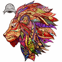 Wooden Animal Shaped Jigsaw Puzzles for Adults and Kids