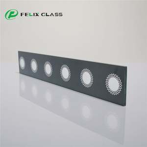 Panneau de verre décoratif personnalisé, imprimé en sérigraphie, style industriel moderne, verre trempé à haute transmission, finition polie - Product Image 6