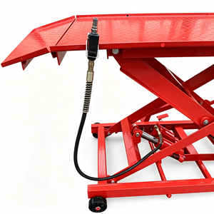 Elevador de Tijera Neumático Hidráulico para Motocicletas Liftool, Fabricante OEM, 1000 LBS, Mesa Elevadora de Reparación de Acero con Aire - Product Image 3