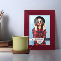 Marco de Fotos de Madera Rectangular Personalizado al por Mayor para Decoración del Hogar, para Exhibición en Mesa