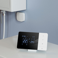 Termostato Inalámbrico para Caldera con Control Remoto IR y WiFi, BOT-506X, Programable Diariamente, Certificado CE/RED/ROHS, Carga de 3A