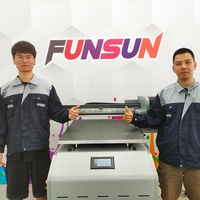 Impresora UV Funsun A1, Impresora de Inyección de Tinta UV de Cama Plana, Máquina de Impresión LED UV 9060, Impresora UV DTF Digital de Cama Plana con Barniz