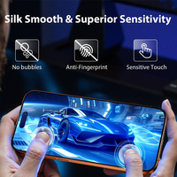Protection d'écran en verre trempé REMAX GL-60 9H HD transparente compatible avec les coques, anti-rayures pour iPhone 17 18 Air Pro Max