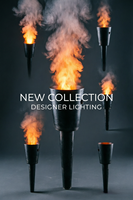 Lampe d'extérieur LED à effet de flamme artificielle pour scène, camping, éclairage de fêtes, décoration d'Halloween, événements et spectacles