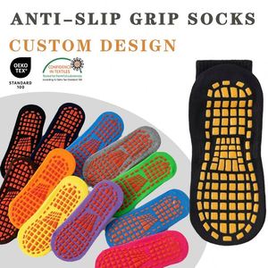 Anti-slip Socks Children Playground <b>Trampoline</b> Grip Socks - Product Image 1