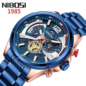 Reloj de Pulsera para Hombre Drioshipping 2591, Correa de Acero Inoxidable de Lujo, Nuevo Modelo, Cuarzo Azul, Estilo Ejecutivo Moderno - Product Image 6