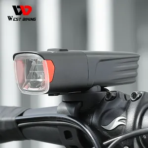 Западная велосипедная Заводская система 1000 люмен кнопка батареи велосипедный звуковой сигнал и свет светодиодный умный велосипедный задний фонарь с поворотниками