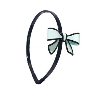 Mode en plastique acétate arc design noué bandeau femmes filles logo personnalisé bandeau élastique antidérapant bijoux accessoires de <span class=keywords><strong>cheveux</strong></span> - Product Image 6
