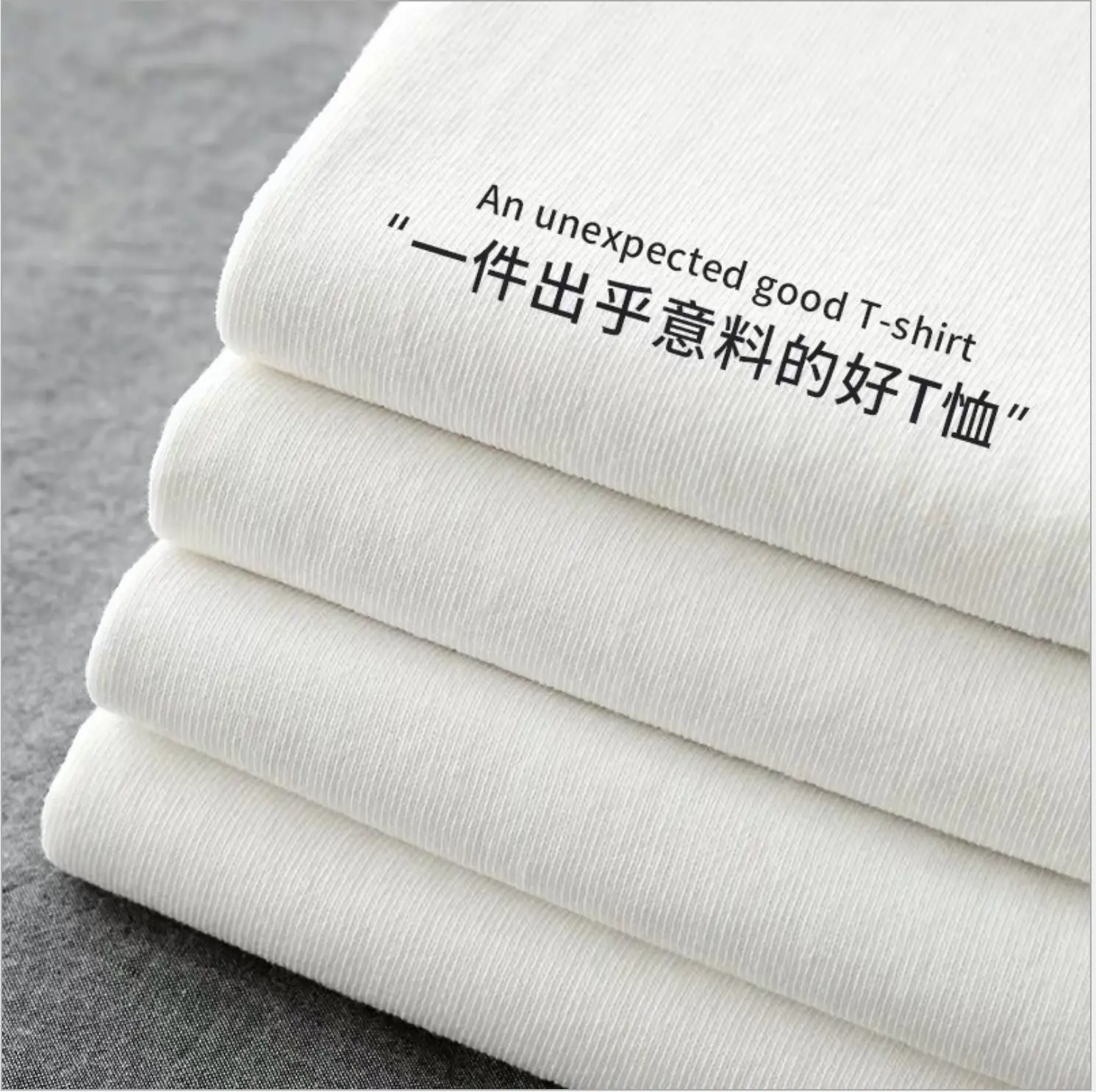 Camiseta de manga corta de cáñamo para hombre, Camisa de algodón orgánico, dobladillo liso en blanco, cuello redondo, 270 gramos