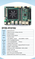 Placa Base de Desarrollo de Sistema INYUDA M-ITX Intel X86 de 12.ª Generación con CPU I7 I5, Windows 11, PCBA