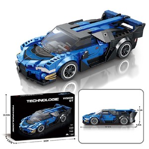 Bloques de Construcción de Auto Deportivo de Alta Tecnología, Juguete para Niños y Adultos, Bloques de Construcción de Auto de Carreras, Modelo de Ensamblaje, Juguete de Regalo - Product Image 4