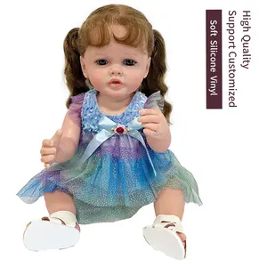 Reborn poupées enfant en bas âge fille à la main <span class=keywords><strong>Betty</strong></span> jouet pour enfants Reborn tout-petits poupées 3D peau Visible veines Reborn bébé poupée cheveux enracinés - Product Image 1