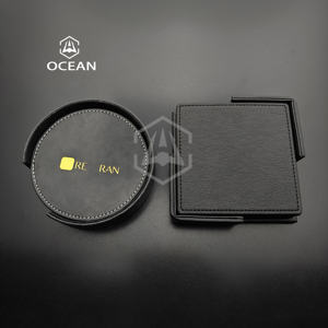 Posavasos de <span class=keywords><strong>Cuero</strong></span> <span class=keywords><strong>PU</strong></span> en Blanco al por Mayor para Bebidas, Regalo Promocional, Impresión Personalizada, Tapete para Taza de Café con Logotipo - Product Image 5