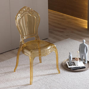 Chaise en cristal transparent acrylique <span class=keywords><strong>de</strong></span> style européen Chaise d'hôtel <span class=keywords><strong>de</strong></span> salle <span class=keywords><strong>de</strong></span> banquet <span class=keywords><strong>de</strong></span> mariage créative Chaise <span class=keywords><strong>de</strong></span> princesse populaire sur Internet - Product Image 4