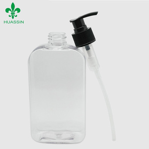 100ml 400ml 500ml 1000ml 빈 로션 PET 사각 플라스틱 샴푸 샤워젤 용기 - Product Image 3