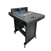 Máquina cortadora de plegado de caja de tipo plano automático de nuevo diseño 2024 a la venta