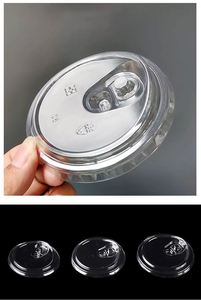 Tapa de Plástico PET Ecológica, Resistente, de Alta Transparencia, a Prueba de Fugas, de Grado Alimenticio, con Cúpula para Beber, para Vasos de Hielo, para Llevar, para Té con Leche, Café - Product Image 4