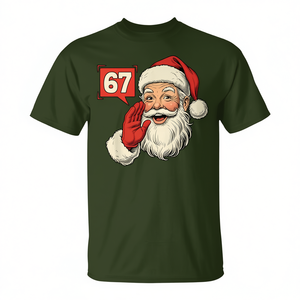 Camiseta con diseño de meme navideño de Six Seven Santa Gen Z Alpha 67 - Product Image 2