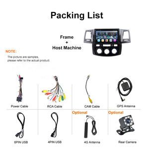 Android 12 adapté pour Toyota HILUX FORTUNER VIGO <span class=keywords><strong>MC</strong></span> 2007-2015 autoradio FM RDS écran tactile lecteur dvd voiture - Product Image 6