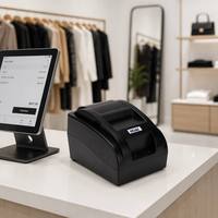 Machine d'impression rapide de tickets de caisse mini 58 mm, directement de l'usine OEM, USB pour système informatique de vente au détail