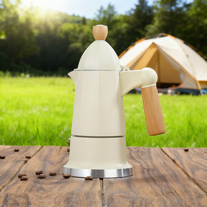 <span class=keywords><strong>Cafetière</strong></span> à expresso Kingze de style italien, 3 tasses, 150 ml, en aluminium, <span class=keywords><strong>percolateur</strong></span>, <span class=keywords><strong>petite</strong></span> <span class=keywords><strong>cafetière</strong></span> portable pour cuisinière - Product Image 2