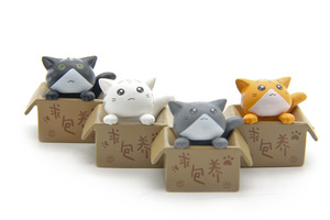 Carino e vivido in <span class=keywords><strong>cerca</strong></span> di gatti Bonsai ornamenti carnosi giardino paesaggio in vaso giardinaggio - Product Image 3