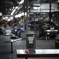 Chargeur de batterie au plomb intelligent portable contrôlé par microprocesseur 250A 12-24V, connexion par prise, garantie 1 an pour voitures