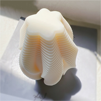 Sla sls impression 3d personnalisé silicona velas bougie moules modèle géométrique moule en silicone pour bougies